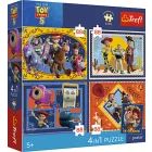 Trefl: Играта на играчките 5. Пъзел Premium Plus Kids – 4 в 1