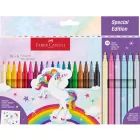 Faber-Castell: Σετ μαρκαδόρων με μονόκερους - 24 τμχ
