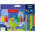 Faber-Castell: Sada fixiek s dinosaurami – 24 ks