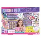 Zrób to sam! Zestaw do robienia bransoletek z literkami 2 w 1 – 93 elementy