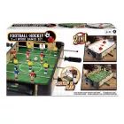 2-in-1 airhockey- en tafelvoetbaltafel - 50 cm