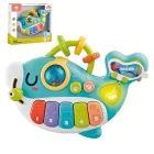Pianoforte delfino luminoso e musicale per bebè – 22 cm