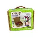 Conjunto de chá de brincar em cesta de piquenique - 23 peças