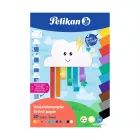 Pelikan: Pack de cartolina para bricolage - 20 un., 23 x 33 cm, cores arco-íris