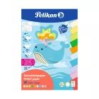 Pelikan: pacote de cartolina – 20 folhas, 23 x 33 cm, cores pastel