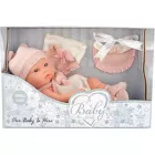 Baby So Lovely: Újszülött játékbaba kiegészítőkkel - 30 cm
