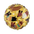 Palloncino in pellicola con motivo bassotto - 22 cm