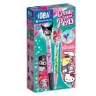 Hello Kitty: conjunto para fazer canetas Hello Kitty e Kuromi - 2 peças