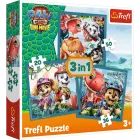Trefl: Patrulės šunys ir Dino sala dėlionė – 3 viename