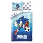 Sonic, ežys: mikrofibros patalynės komplektas, 140 x 200 cm