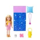 Barbie: Kempingező Chelsea baba CSOMAGOLÁSSÉRÜLT