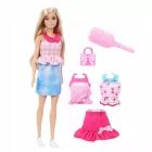 Barbie: Muñeca Barbie fácil de vestir y peinar con accesorios