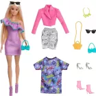 Barbie: Barbie med moderigtigt tøj og tilbehør