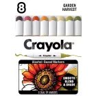 Crayola: Art Markers - Kert varázsa színű filctollkészlet, 8 db-os