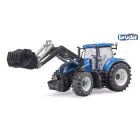 Bruder New Holland T7.315 traktor homlokrakodóval - 46 cm