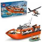 LEGO® City Parti őrség mentőcsónak és helikopter 60504 CSOMAGOLÁSSÉRÜLT