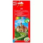 Faber-Castell: 12 darabos színes ceruza CSOMAGOLÁSSÉRÜLT