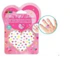 Avenir: zestaw naklejek na paznokcie z pierścionkiem
