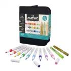Buki: Acryl-Filzstift-Set im Etui – 45-teilig