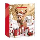 Geschenktüte mit Reh und Geschenkpaketen – 18 x 23 cm