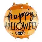Happy Halloween fólia lufi - 46 cm, csomagolt