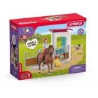 Schleich: 42710 Koňský box Hannah & Cayenne