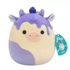 Squishmallows: Benito, blauwe bosbessencheesecake koe knuffel, 20 cm