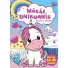 Unicórnio Divertido – livro de colorir com autocolantes - em húngaro