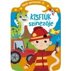 Livro de colorir para meninos - em húngaro