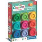 Baby Clemmy: Cărămizi moi pentru bebeluși – set de 9 piese