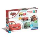 Clementoni: Cars – Mijn eerste puzzel, 3-6-9-12 stukjes