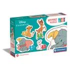 Clementoni: Clasice Disney – Primul meu puzzle, 3-6-9-12 piese