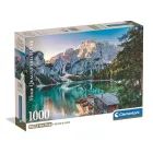 Clementoni: Smaragdové jezero Braies – puzzle, 1000 dílků