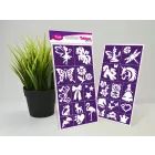 TyToo: zestaw szablonów Dream Pack do tatuaży brokatowych