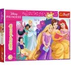 Trefl: Disney hercegnők: A barátság varázslatos ragyogása - 100 darabos csillámló puzzle