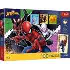 Trefl: Spider-Man: Odvážný Spider-Man - puzzle o 100 dílcích