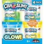 Cra-Z-Slimy: Slime scintillante - 4 barattoli