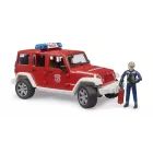 Bruder Jeep Wrangler Unlimited Rubicon ugunsdzēsēju auto ar ugunsdzēsēju
