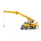 Bruder MACK Granite ciężarówka z dźwigiem Liebherr