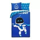 PlayStation: Astro Bot ágyneműhuzat szett - 140 × 200 cm és 70 x 90 cm, mikroszálas
