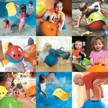 Bilibo, brinquedo educativo, vermelho - .Imagem