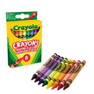 Crayola: Zsírkréta - 8 db-os - . kép
