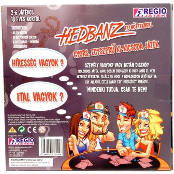 Hedbanz družabna igra - za odrasle! - .slika