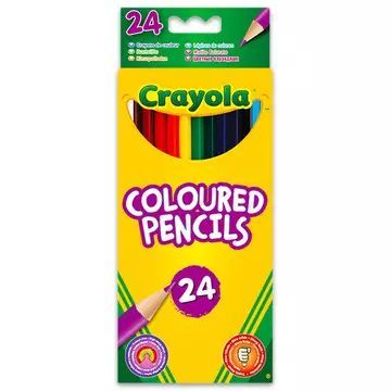 Crayola: 24 matite colorate extra morbide