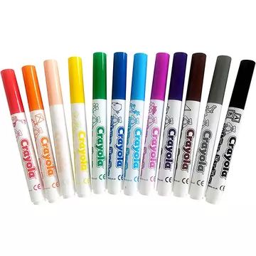 Crayola Mini Kids: 12 db tompa hegyű filctoll - . kép