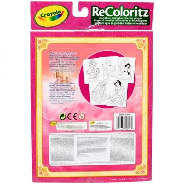 Crayola: 9-listna pobarvanka s flomastri - Disney princeske - .slika