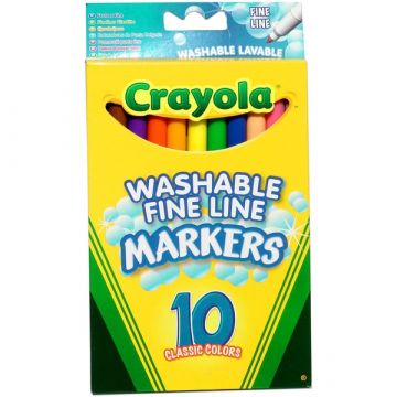 Crayola: 10 db-os vékony filctoll készlet