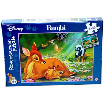 Bambi 2 x 20 kos sestavljanka - .slika