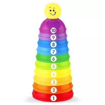 Fisher-Price: Pirâmide de Copos Coloridos