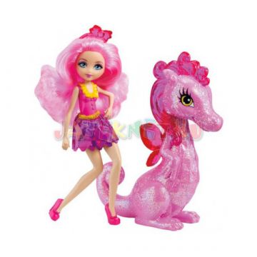 Barbie: Princeskina akademija - Mini vila z zmajem - roza - .slika